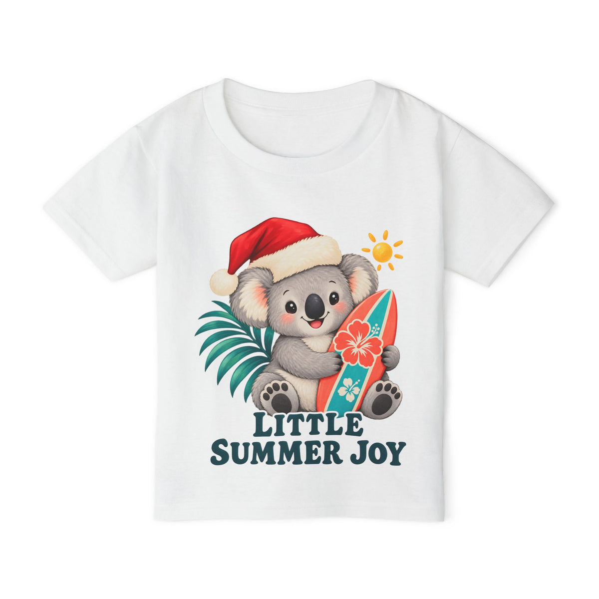 Aussie Christmas koala toddler T-shirt, Summer Xmas surfing Koala kids Tee, Australian Christmas gift