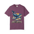 Celestial Whale Shirt, Drift Into Wonder Starry Night Ocean Tee, Unisex Cosmic Whale Graphic T-Shirt, Sailboat Sunset, Ocean Lover Gift
