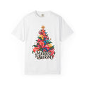Merry in Bloom Floral Christmas Tree T-Shirt, Calla Lily Christmas Tee, Botanical Holiday Shirt, Christmas Gift for Her