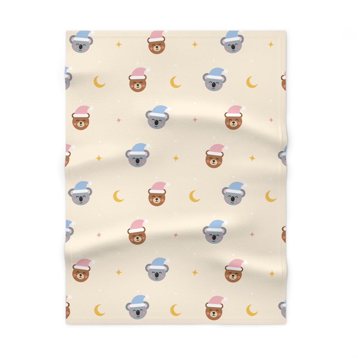 Sleepy Time Koala & Bear Baby Blanket
