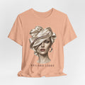Regard Libre Fashion Art Tee, French Chic Graphic T-Shirt, Elegant Woman Portrait Shirt, Parisian Style Top, Fashion Illustration Gift