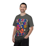 Creative Mess Art Collage Tee – Dark Colors