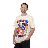Creative Mess Art Collage Tee – Dark Colors