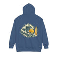 Sunset Wave Unisex Garment-Dyed Hoodie
