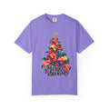 Merry in Bloom Floral Christmas Tree T-Shirt, Calla Lily Christmas Tee, Botanical Holiday Shirt, Christmas Gift for Her