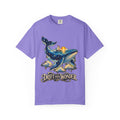 Celestial Whale Shirt, Drift Into Wonder Starry Night Ocean Tee, Unisex Cosmic Whale Graphic T-Shirt, Sailboat Sunset, Ocean Lover Gift