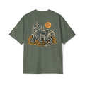 “Woodland Bear, Men's Heavy Oversized Tee