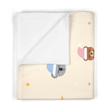 Sleepy Time Koala & Bear Baby Blanket