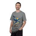 Celestial Whale Shirt, Drift Into Wonder Starry Night Ocean Tee, Unisex Cosmic Whale Graphic T-Shirt, Sailboat Sunset, Ocean Lover Gift