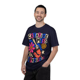 Creative Mess Art Collage Tee – Dark Colors
