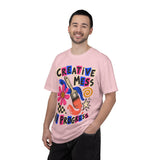 Creative Mess Art Collage Tee – Dark Colors