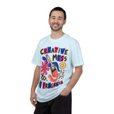 Creative Mess Art Collage Tee – Dark Colors