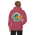 Sunset Wave Unisex Garment-Dyed Hoodie