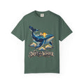 Celestial Whale Shirt, Drift Into Wonder Starry Night Ocean Tee, Unisex Cosmic Whale Graphic T-Shirt, Sailboat Sunset, Ocean Lover Gift