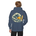 Sunset Wave Unisex Garment-Dyed Hoodie