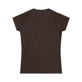 Women's Noël Christmas T-Shirt – Burgundy Ribbon Tree and Gold Star Graphic