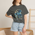 Ocean Wave Horse Shirt, Wild at Heart Celestial Horse Tee, Unisex Starry Sea Stallion Graphic T-Shirt, Horse Lover Gift, Equestrian Gift