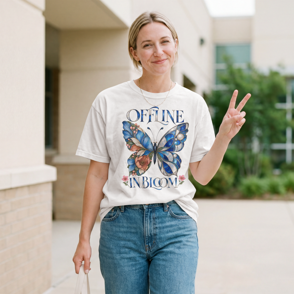 Butterfly Oversized Boxy Tee