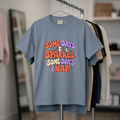Some Days I Sparkle Some Days I Nap Shirt, Comfort Colors Retro Groovy Tee, Funny Nap Shirt, Tired Mom Gift, Moon and Stars Tee