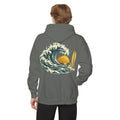 Sunset Wave Unisex Garment-Dyed Hoodie