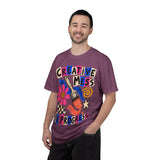 Creative Mess Art Collage Tee – Dark Colors