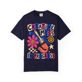 Creative Mess Art Collage Tee – Dark Colors