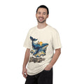 Celestial Whale Shirt, Drift Into Wonder Starry Night Ocean Tee, Unisex Cosmic Whale Graphic T-Shirt, Sailboat Sunset, Ocean Lover Gift