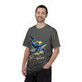 Celestial Whale Shirt, Drift Into Wonder Starry Night Ocean Tee, Unisex Cosmic Whale Graphic T-Shirt, Sailboat Sunset, Ocean Lover Gift