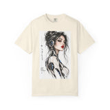 Robotic Woman Sketch Garment-Dyed Tee