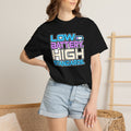 Low Battery High Standards Shirt, Comfort Colors Funny Tired Mom Tee, Sarcastic Introvert Graphic T-Shirt, Retro Unisex Gift for Her