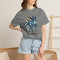Ocean Wave Horse Shirt, Wild at Heart Celestial Horse Tee, Unisex Starry Sea Stallion Graphic T-Shirt, Horse Lover Gift, Equestrian Gift