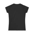 Women's Noël Christmas T-Shirt – Burgundy Ribbon Tree and Gold Star Graphic