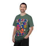 Creative Mess Art Collage Tee – Dark Colors